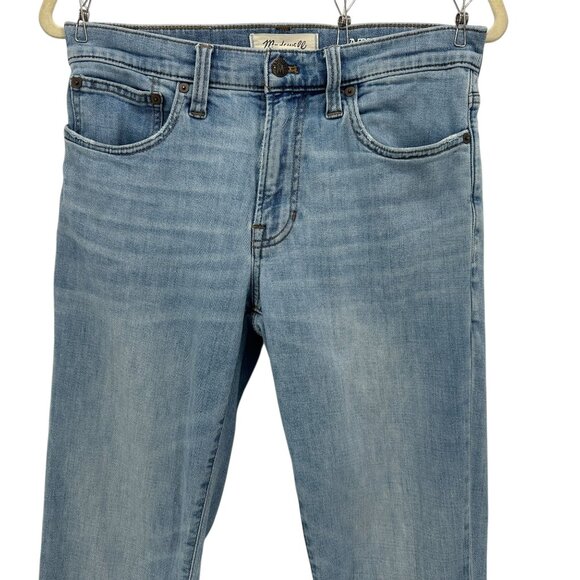 Madewell Mens 30X32 Jeans Athletic Slim Distressed Light Denim Wash Jeans - Picture 2 of 10